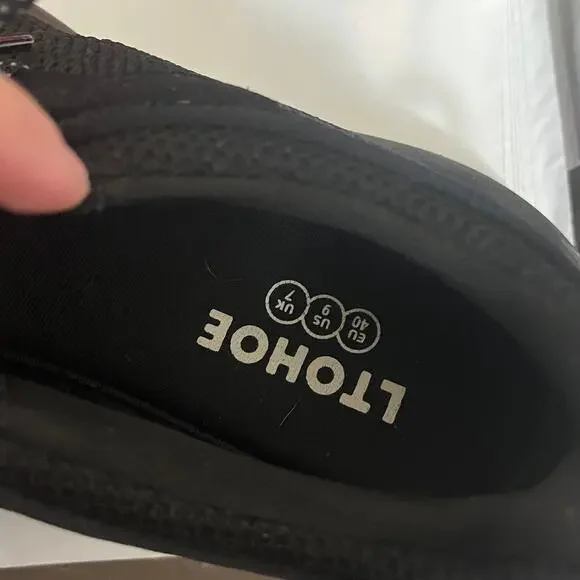 Snibbs Orbit‎ Unisex Nonslip Work Shoes Nightfall Black Sneaker Womens Size 9